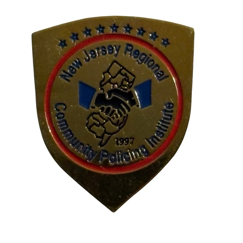 New Jersey Regional Community Policing Institute 1997 Pin Lapel Tie Tack Hat Pin
